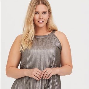 Torrid- Gold Shimmer Top